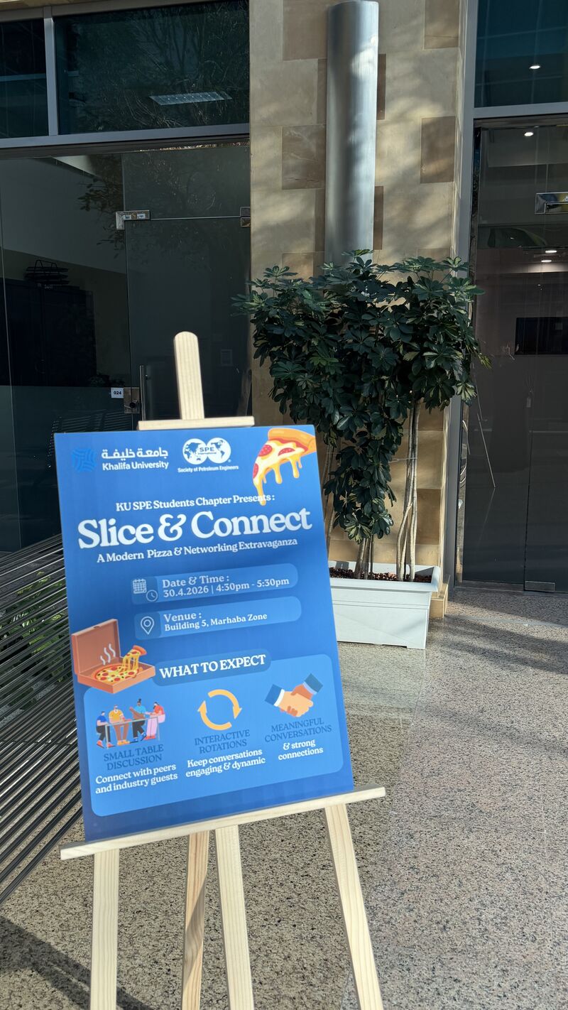 KU SPE members and guests at Slice & Connect